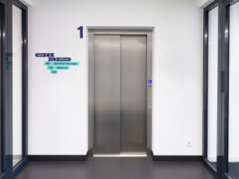 Directory at elevator