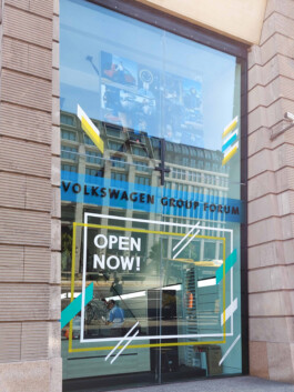 Main exhibition window